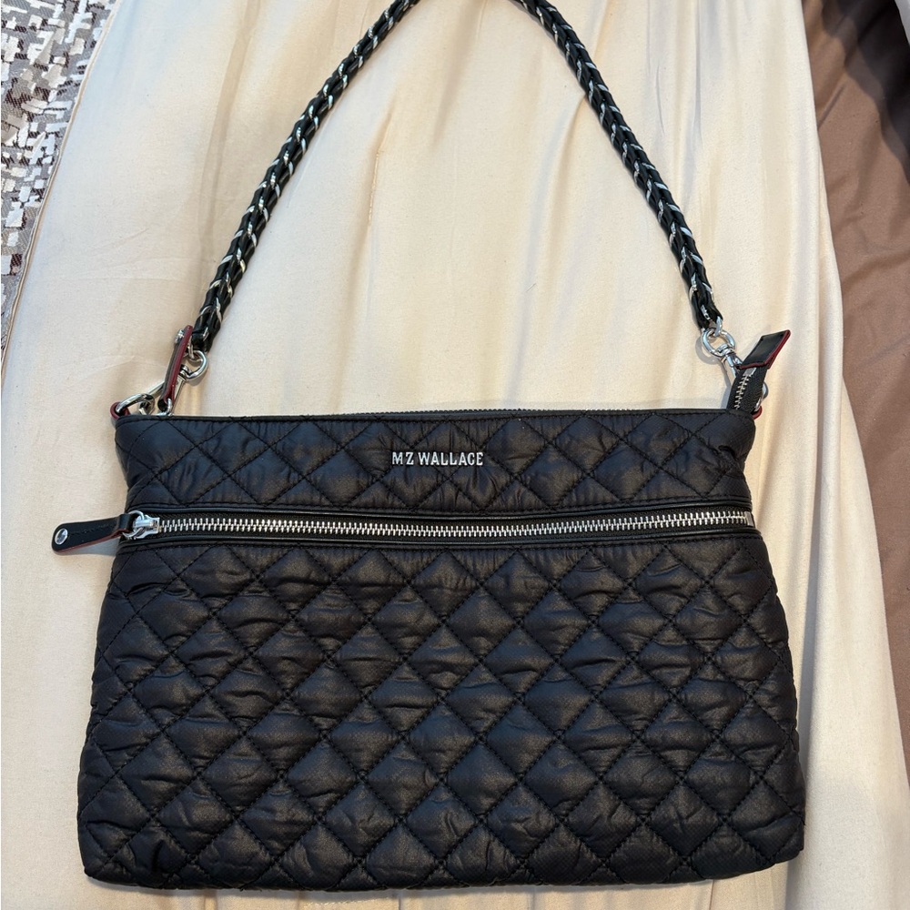 MZ Wallace Black Crosby Crossbody Bag